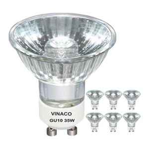 Vinaco Bombillas halógenas GU10 de 35 W 6 bombillas_1