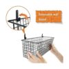 Viloth Cesta de pared juego de 4 cestas colgantes extra