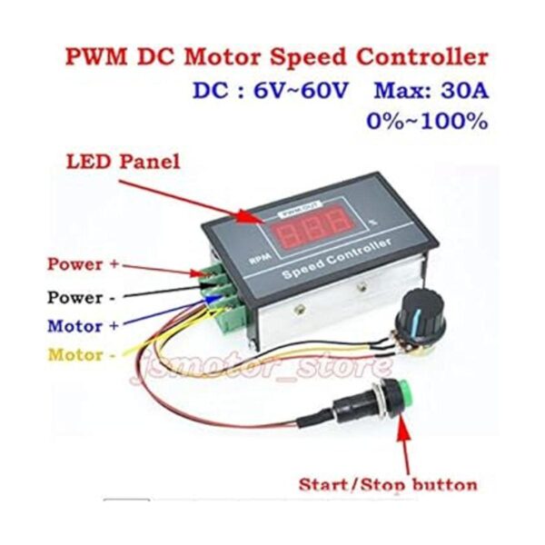 660 V 12 V 24 V 36 V 48 V 30 A PWM regulador_2