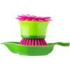 Vigar Flower Power Cepillo para platos con soporte para_2