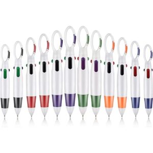 Bolígrafos retráctiles 12 bolígrafos multicolores 4 en 1_1