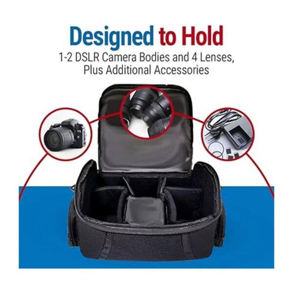 Vidpro Bolsa para dispositivos de cámara réflex digital y