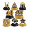 Centros de mesa para decoración de cumpleaños número 40_1