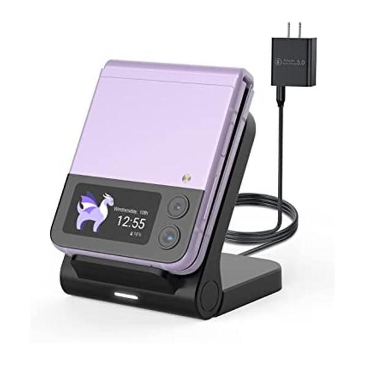Cargador inalámbrico para Samsung Galaxy ZFlip soporte de