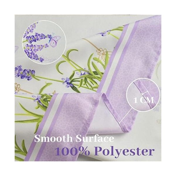 Mantel ovalado de lavanda de 60 x 84 pulgadas mantel_4