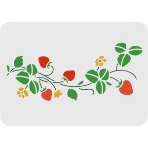 FINGERINSPIRE Plantilla de borde de fresa de 11.7 x 8.3_1