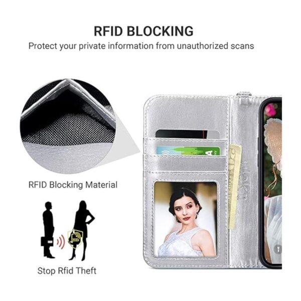 ULAK Compatible con iPhone 12 Funda tipo cartera para_5
