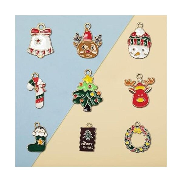JANMIN 46 dijes de Navidad varios dijes de esmalte