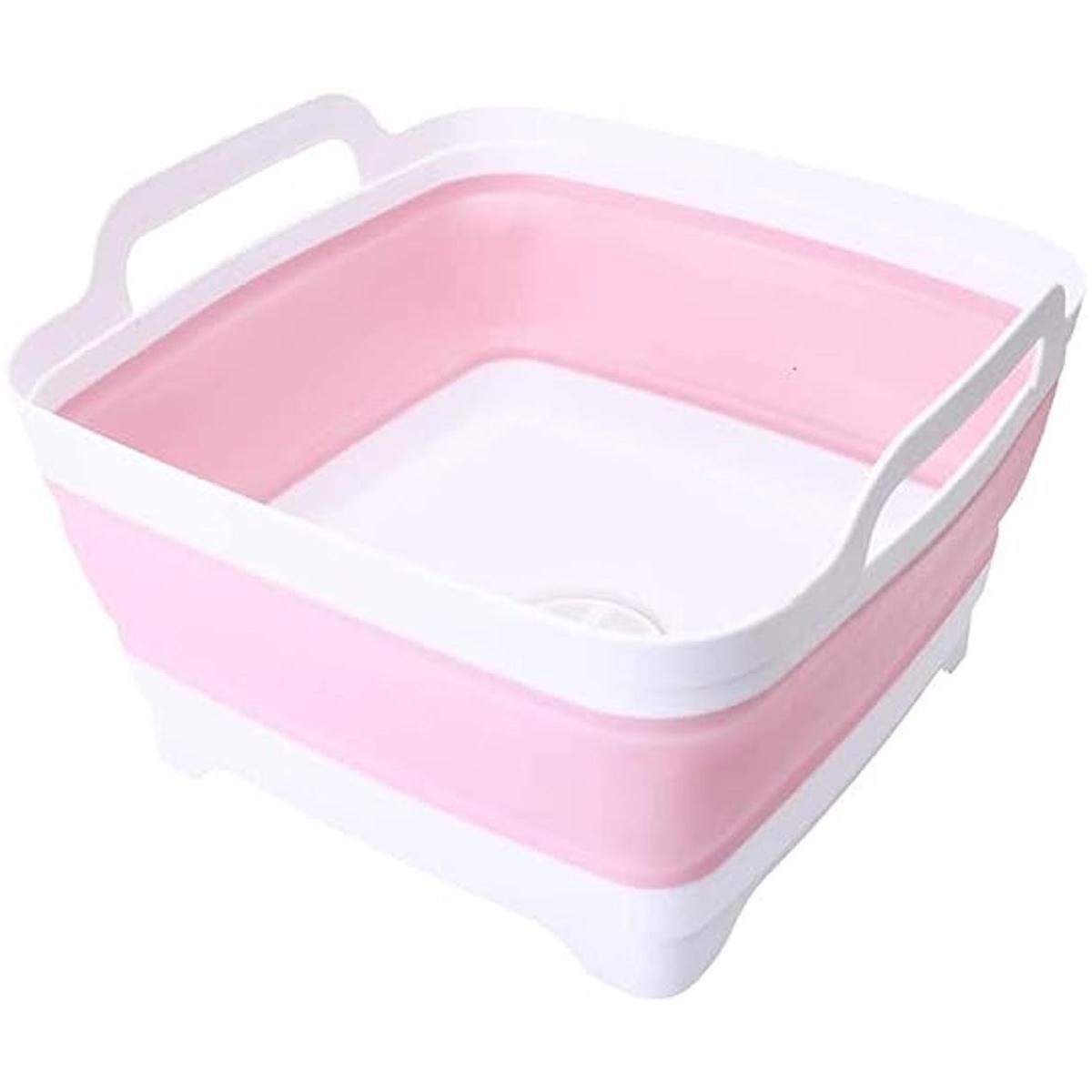Sartén para lavar platos bañera plegable de 9 L lavabo