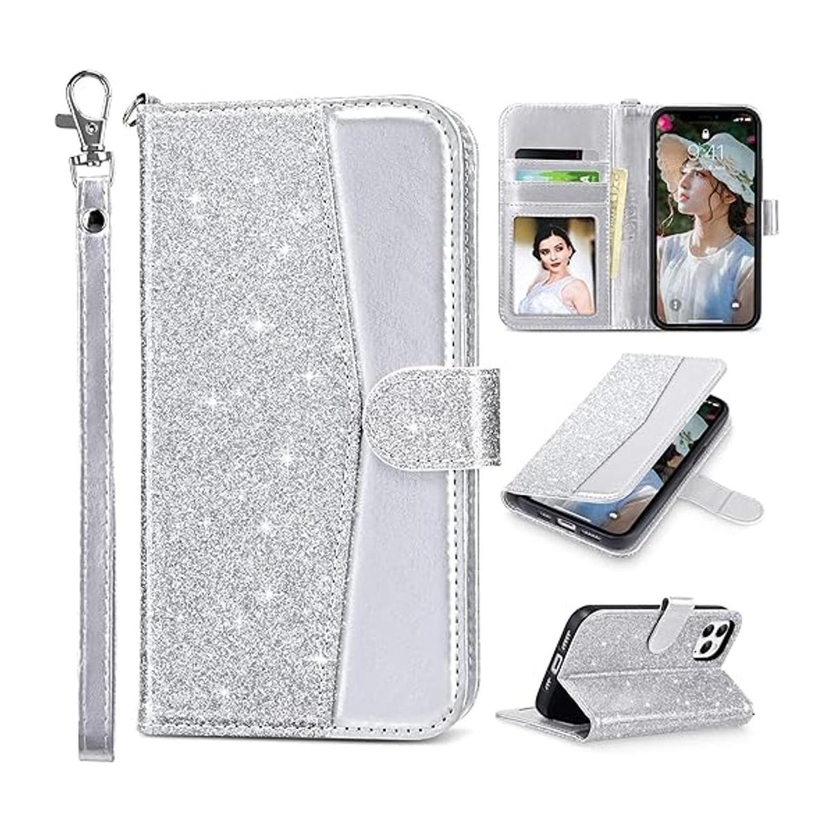 ULAK Compatible con iPhone 12 Funda tipo cartera para