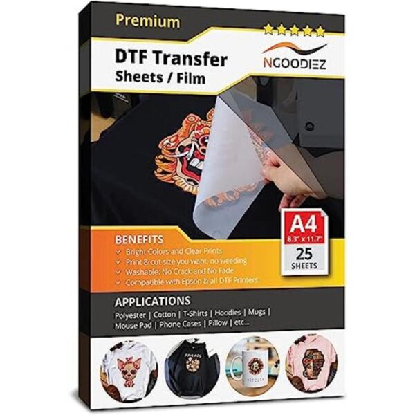 NGOODIEZ Película de transferencia DTF Papel de_1