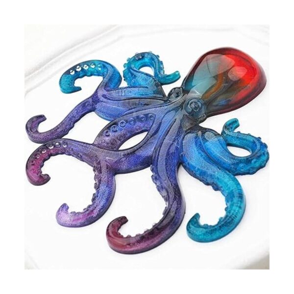 Moldes de silicona de pulpo 3D para resina epoxi moldes