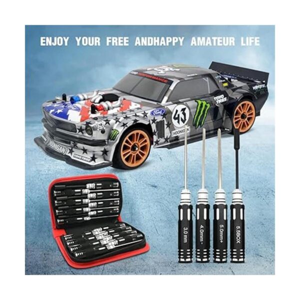 Kit de destornilladores hexagonales Allen de 16 piezas