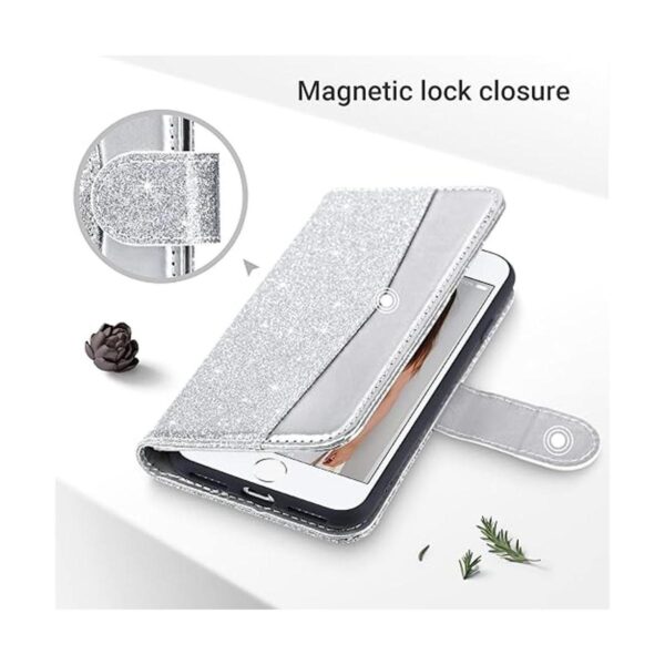 ULAK Funda para iPhone SE 3 Wallet 2022 iPhone 8 Wallet_4