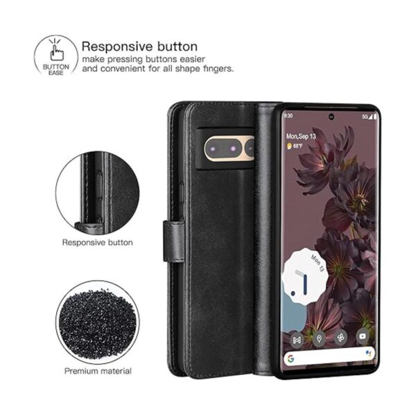 Feitenn Funda tipo cartera para Pixel 7 Pro 5G funda de_5
