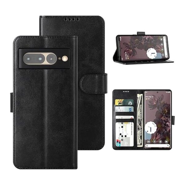 Feitenn Funda tipo cartera para Pixel 7 Pro 5G funda de_1