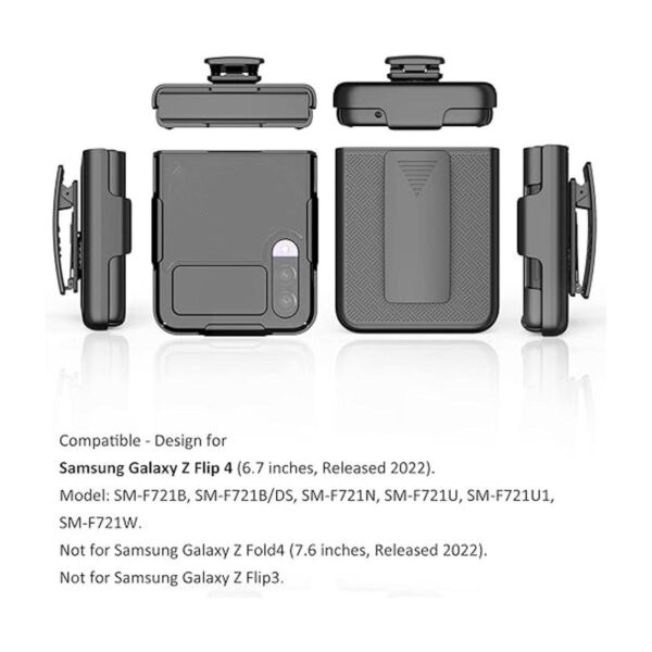 Ailiber Funda para Samsung Galaxy Z Flip 4 funda para_2