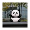 Adorno colgante de coche con panda oscilante accesorios_4