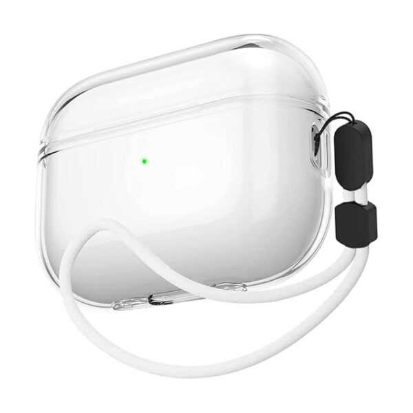 Aircawin Funda transparente de TPU suave para Airpods Pro