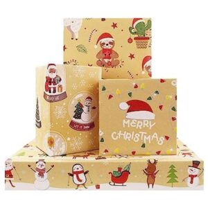 Unigift Papel de regalo de papel de estraza marrón