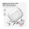 Aircawin Funda transparente de TPU suave para Airpods Pro