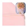20 hojas de papel de regalo de flores con borde de oro_1