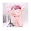20 hojas de papel de regalo de flores con borde de oro_2