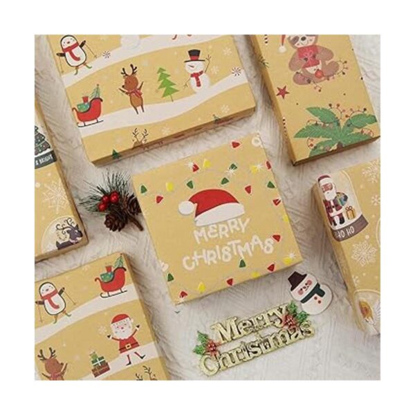 Unigift Papel de regalo de papel de estraza marrón