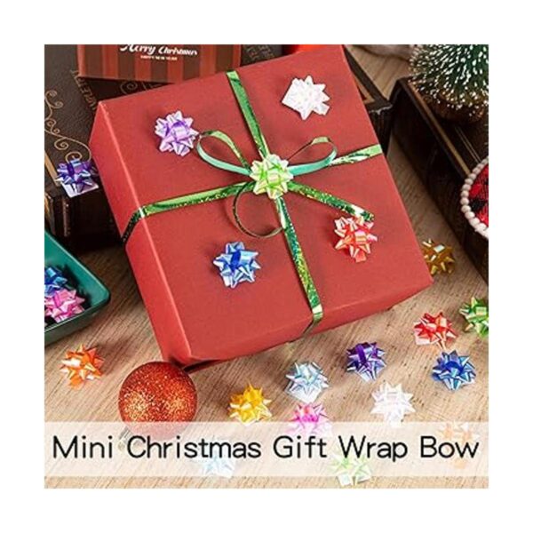 230 lazos brillantes de Navidad para envolver regalos