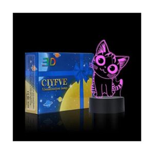 Lámpara de noche 3D lámpara de escritorio LED con control_1