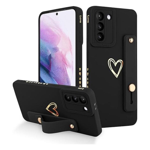 Fiyart Funda diseñada para Galaxy S21 5G con soporte para_1