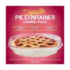 Recipientes desechables de plástico para tartas de 10