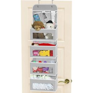 Simple Houseware Organizador de 4 bolsillos transparentes