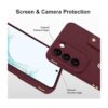 Fiyart Funda diseñada para Galaxy S22 5G con soporte para_4