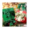 Cinta de terciopelo de Navidad con alambre de hierro de