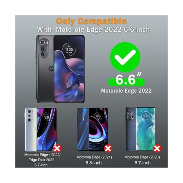 Compatible con Motorola Edge 2022 con funda de clip_3