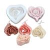 Cestony Moldes de silicona para velas de rosas en forma de
