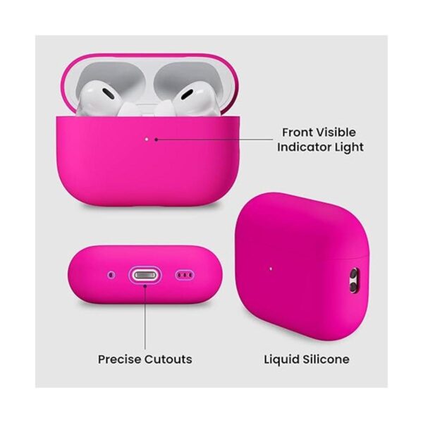 ORNARTO Compatible con AirPods Pro 2 funda protectora de_4