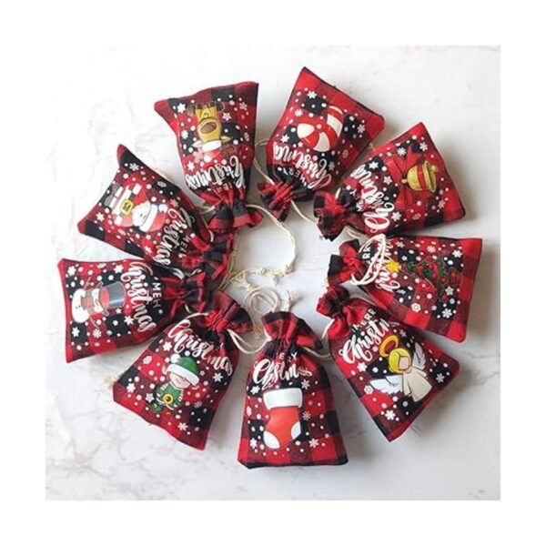 Paquete de 36 bolsas de regalo pequeñas de búfalo de