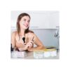 Dispensador cuadrado de soporte Qtip 3 compartimentos