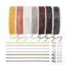 Cadenas para hacer joyas de 70 pies 7 colores 0.079 in
