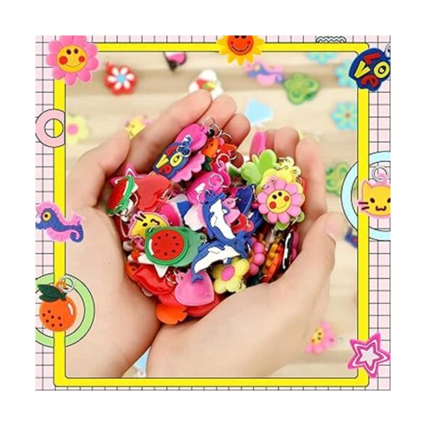 210 dijes de silicona para pulseras de goma pulseras