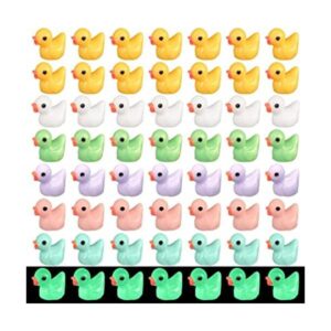 120 piezas de mini patos de resina pequeños patos en_1