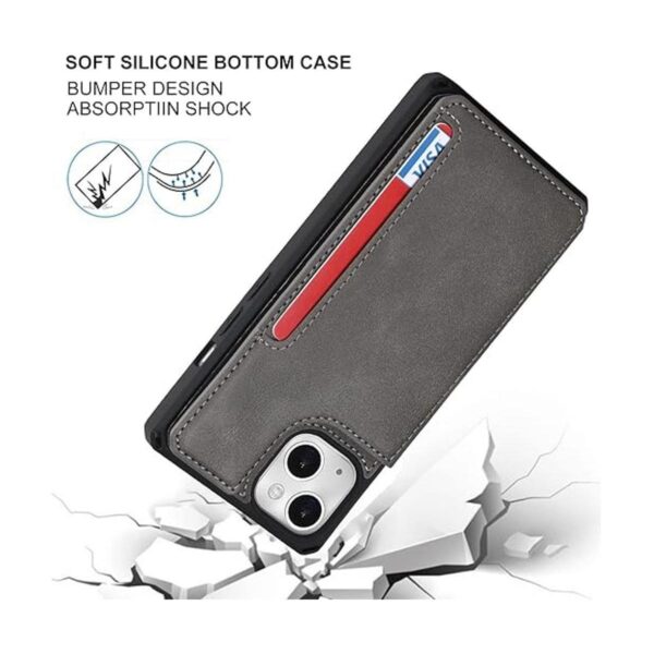 Cavor Funda tipo cartera para iPhone 14 con ranuras para_4
