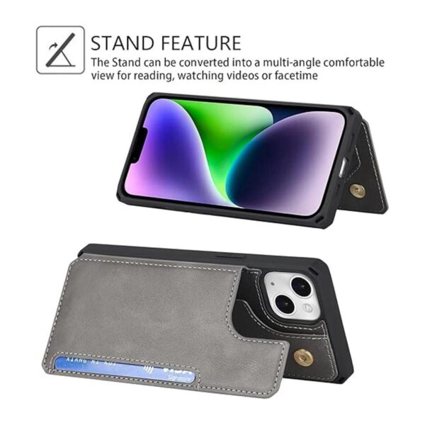 Cavor Funda tipo cartera para iPhone 14 con ranuras para_5