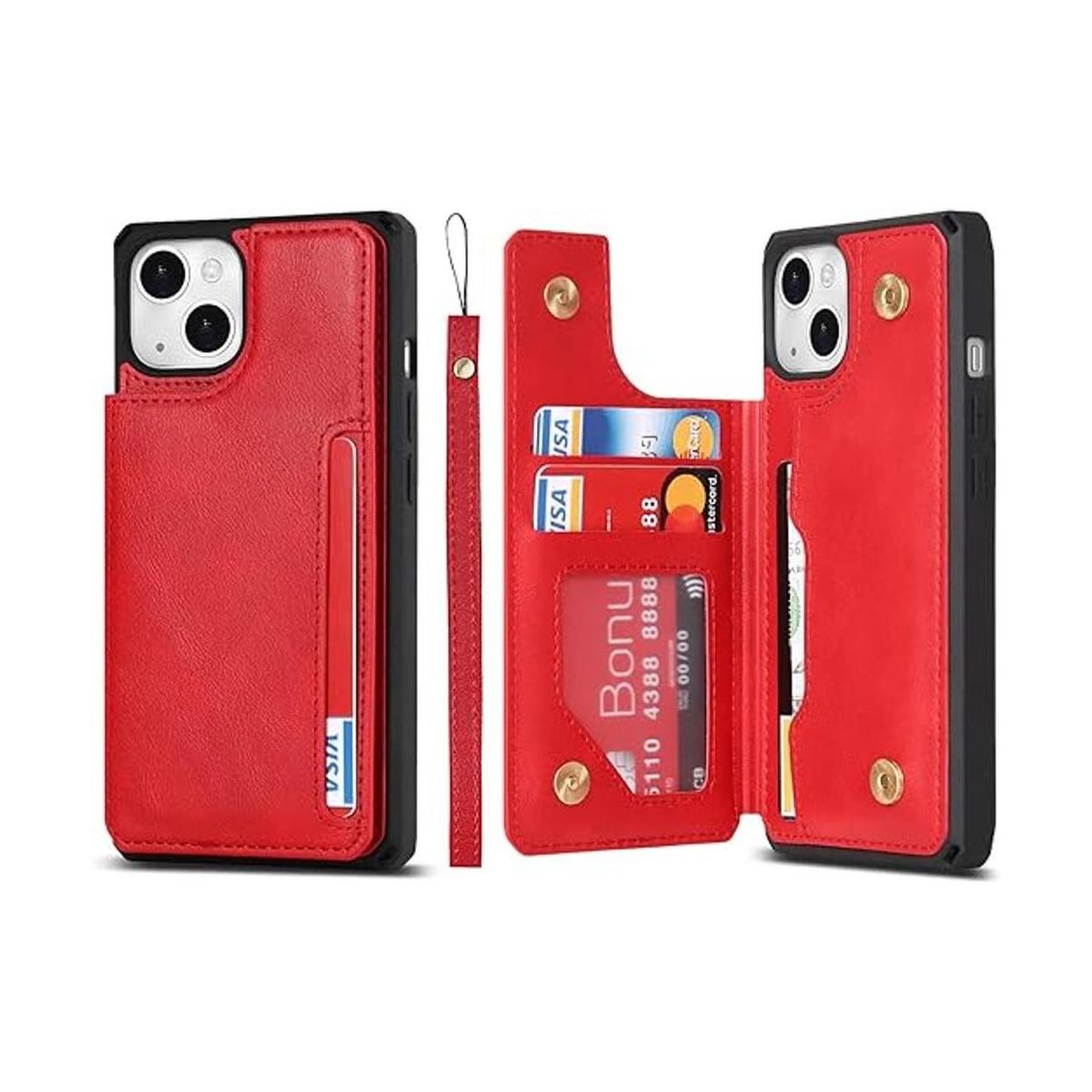 Cavor Funda para iPhone 14 Plus para mujer con ranuras
