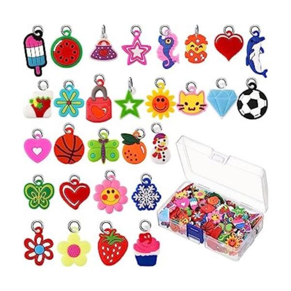 210 dijes de silicona para pulseras de goma pulseras