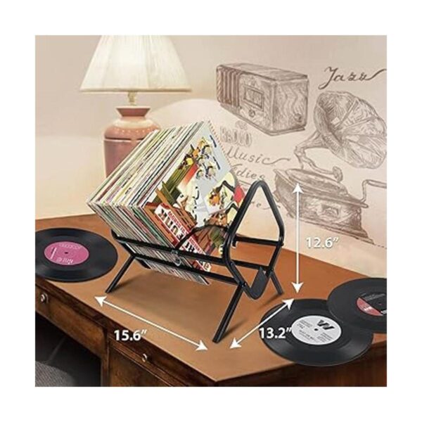 PIGTAB Soporte para discos estantes de vinilo de_5