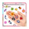 210 dijes de silicona para pulseras de goma pulseras