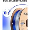 Aceaddity Silk Magic PLA 3D Printer Filament DualColour_3